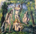 Quatre baigneurs 2 Paul Cézanne Nu impressionniste